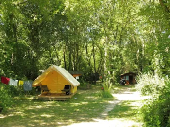Location - Tente Canada Treck - 1 Lit Double - - Camping La Vaugelette
