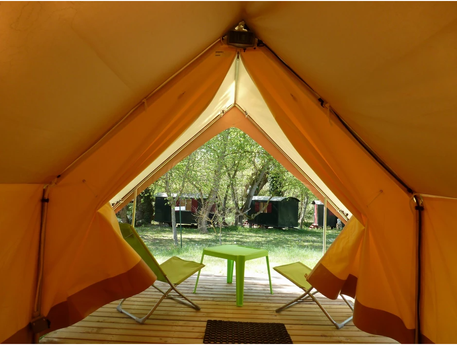 Accommodation - Canada Treck Tent - 1 Double Bed - - Camping La Vaugelette