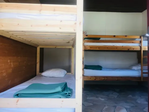 Mietunterkunft - Schlafzimmer – Mit Etagenbett - image n°6 - Camping La Vaugelette