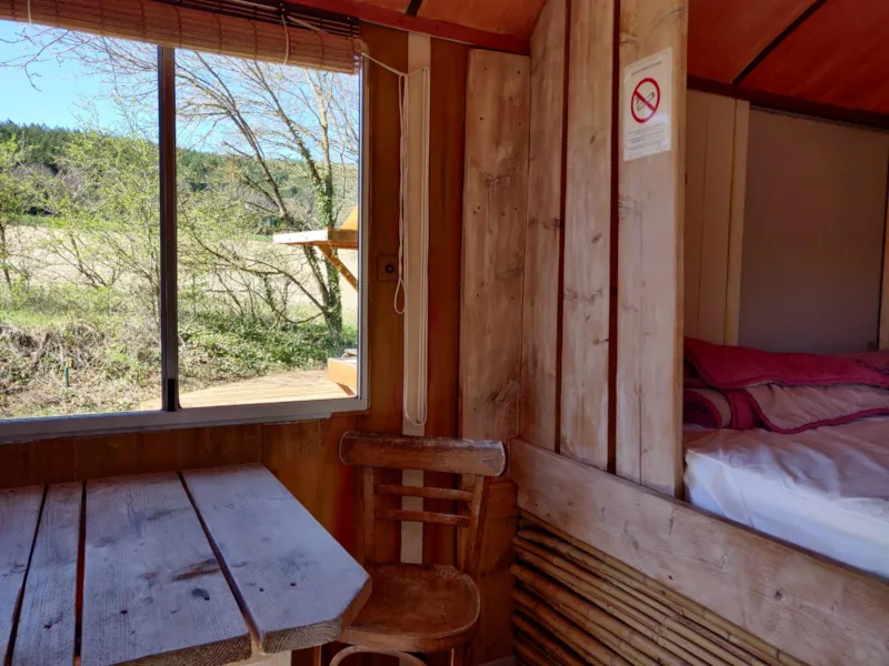 Roulotte Avec Salle De Bain Privée - 1 Lit Double (2Matelas*90Cm) -