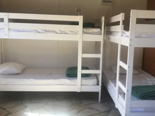 Mietunterkunft - Schlafzimmer – Mit Etagenbett - image n°4 - Camping La Vaugelette