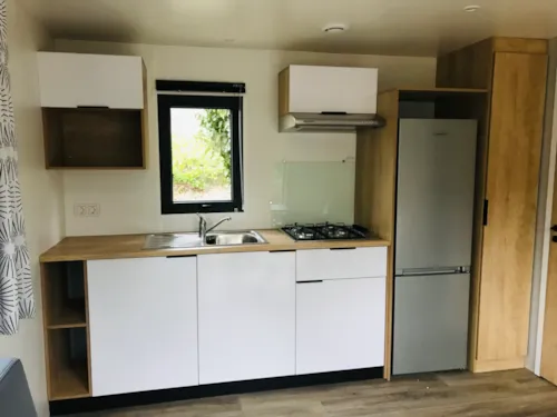 Mietunterkunft - Neu 2023 : Mobilhome Cottage - Allen Komfort: Küche, Wc Und Badezimmer - 1 Schlafzimmer - image n°5 - Camping La Vaugelette