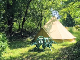 Accommodation - Tepee - 4 Single Beds - - Camping La Vaugelette