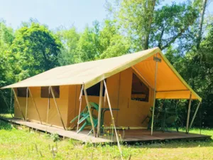Locatif - Lodge Canada  Zelt - 4 Einzelbetten - - Camping La Vaugelette