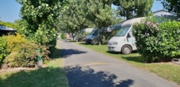 Stellplatz - Stellplatz + Wohnmobil - Camping Le Maine