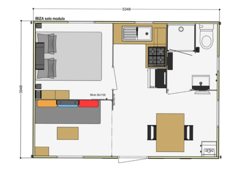 Mobil-Home Houat - 22M² - 1 Chambre