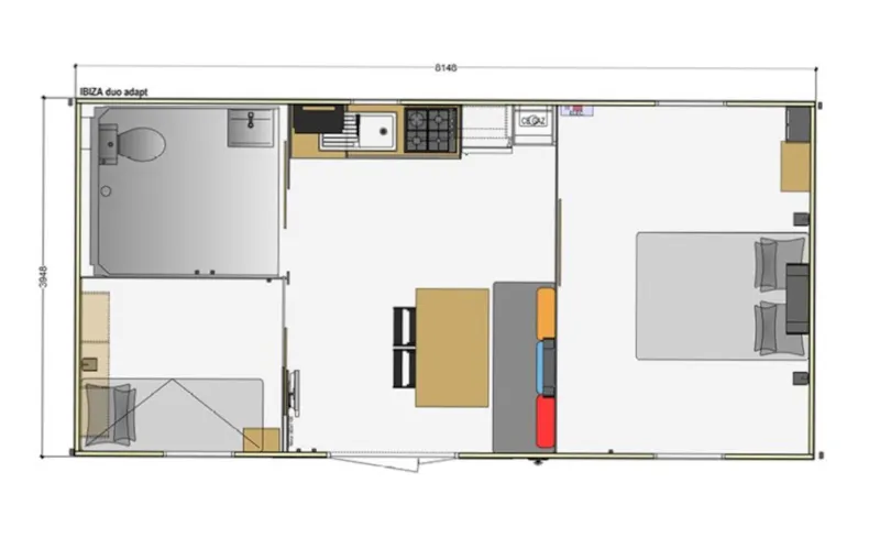 Mobil-Home Glenans - Pmr - 30M² - 2 Chambres