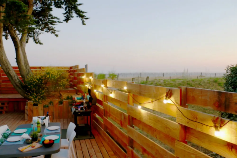 Location - Mobil-Home Sunset - Premium - 30M² - 2 Chambres - Camping Landrezac Plage