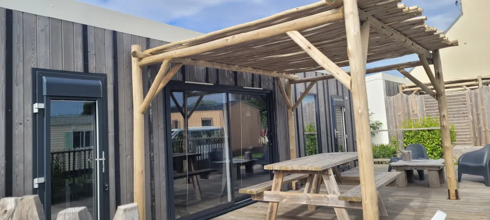 Location - Mobil-Home Malibu - Premium Familial - 40M² - 3 Chambres - Camping Landrezac Plage