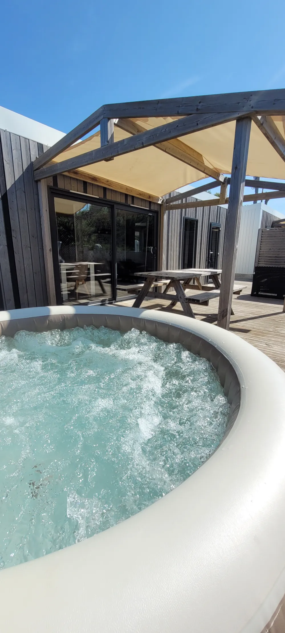 Location - Mobil-Home Moorea - Premium Spa - 36M² - 2 Chambres - Camping Landrezac Plage