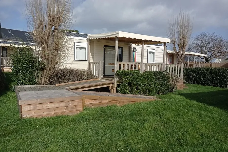 Location - Mobil-Home Glenans - Pmr - 30M² - 2 Chambres - Camping Landrezac Plage