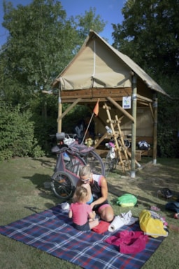 Huuraccommodatie(s) - Telt Bivouac - Zonder Privé Sanitair - Camping Onlycamp La Confluence