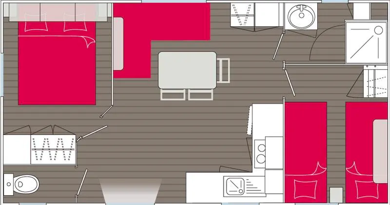 Mobil-Home Confort Ploumanac'h Dimanche- 2 Chambres