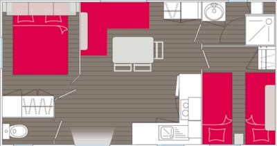 Mobile-home Confort Ploumanac'h  - 2 bedrooms — 10