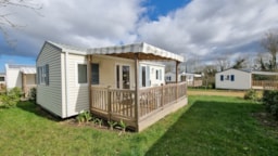 Location - Mobil Home Confort Agapanthe - 2 Chambres - Camping Aux portes de Paimpol