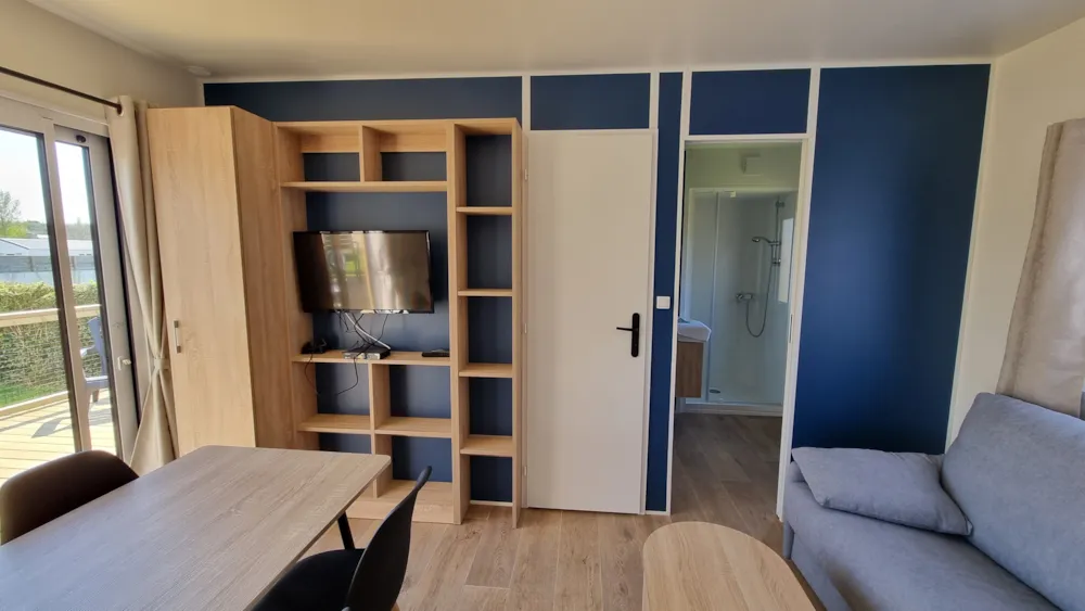 Mietunterkunft - Mobilheim  Privilège Ile Aux Fleurs - 2 Schlafzimmer - Camping Aux portes de Paimpol