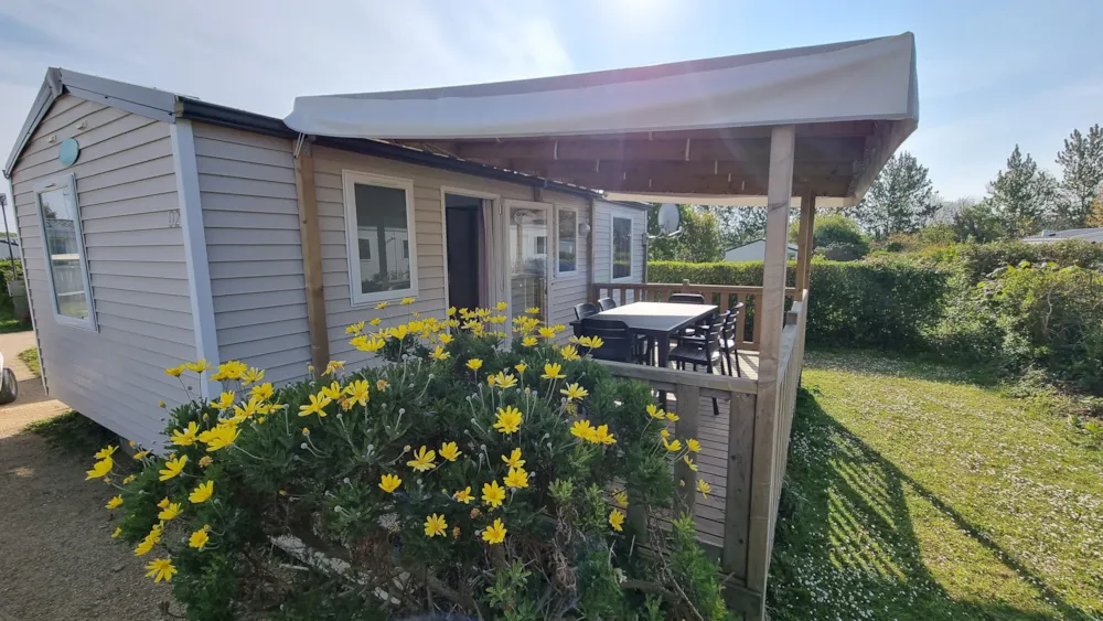 Mietunterkunft - Mobilheim Confort Goëlo - 3 Schlafzimmer - Camping Aux portes de Paimpol