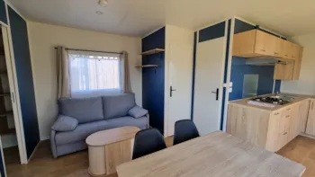 Mietunterkunft - Mobilheim  Privilège Ile Aux Fleurs - 2 Schlafzimmer - Camping Aux portes de Paimpol