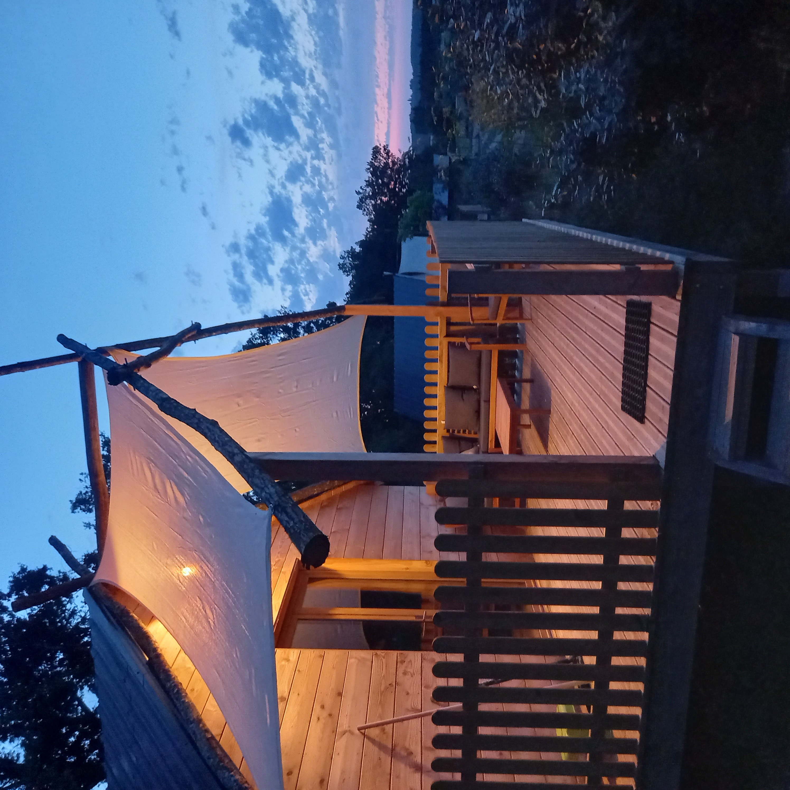 Bedroom - B&B  Trappeur Cabin - Village Glamping Le Pré Des Chênes