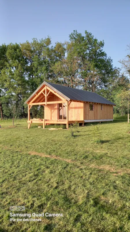 Accommodation - Wood Lodge Top Comfort - Village Glamping Le Pré Des Chênes
