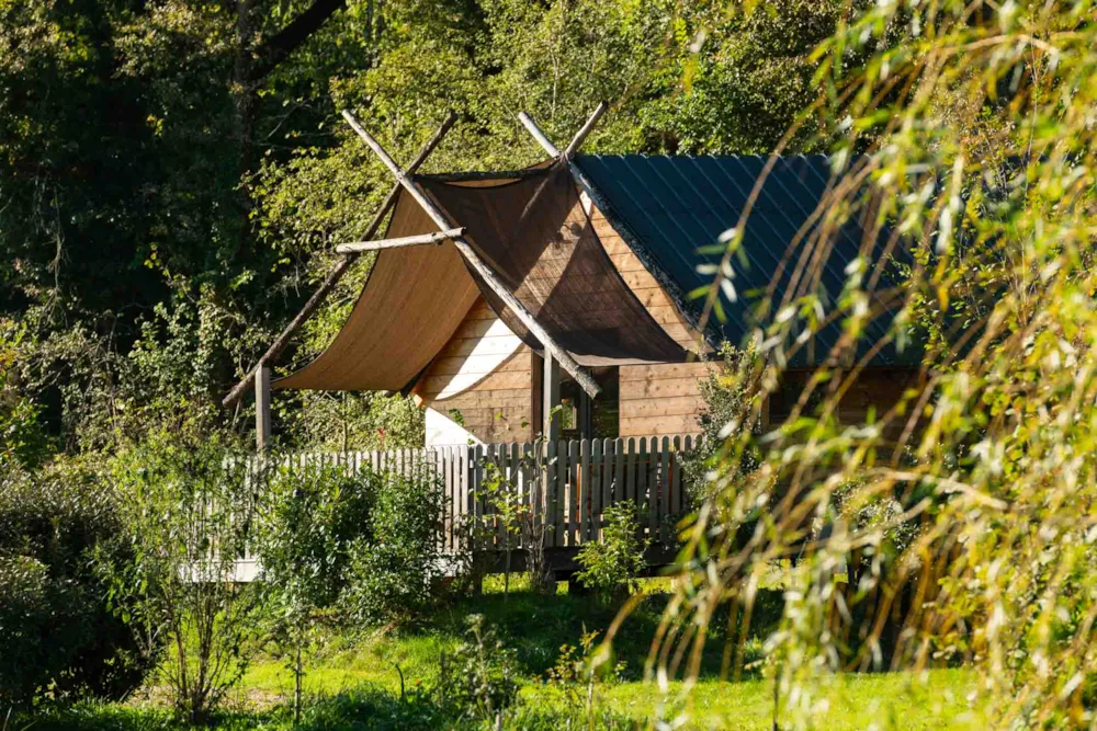 Location - La Cabane Trappeur - Village Glamping Le Pré Des Chênes