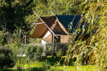 Location - La Cabane Trappeur - Village Glamping Le Pré Des Chênes