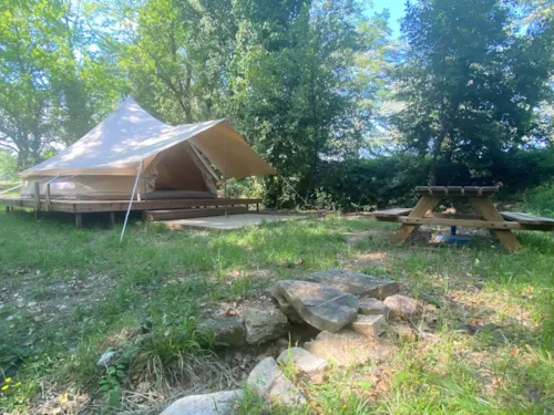 Mietunterkunft - Bell-Zelt - image n°2 - Camping et Lodges de Coucouzac