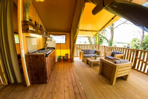 Accommodation - Safari Lodge - image n°5 - Camping et Lodges de Coucouzac