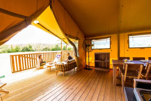 Mietunterkunft - Safari Lodge Familie - image n°5 - Camping et Lodges de Coucouzac