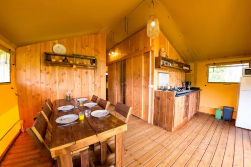Mietunterkunft - Safari Lodge Familie - image n°6 - Camping et Lodges de Coucouzac