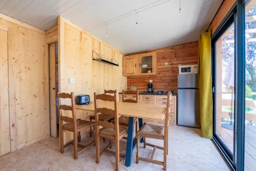 Location - Chalet Eco Lodge - 2 Chambres - image n°4 - Camping le Cottet 