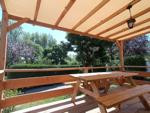 Location - Chalet Eco Lodge - 2 Chambres - image n°2 - Camping le Cottet 