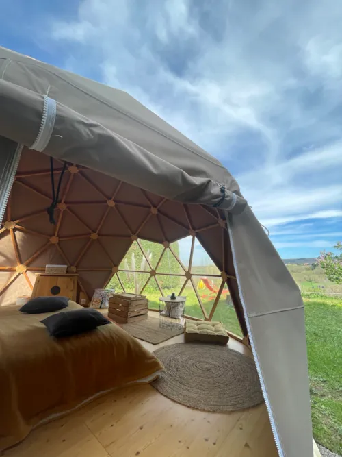Location - Dôme Cocoon - image n°1 - Camping le Cottet 