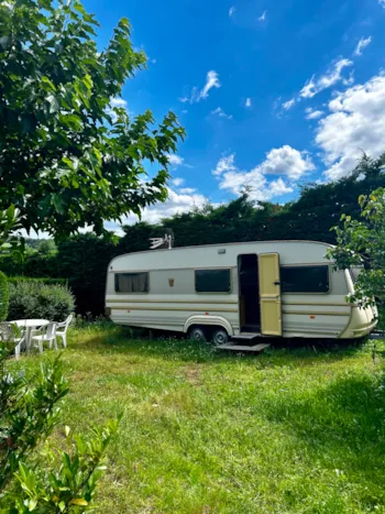 Mietunterkunft - Vintage-Wohnwagen - Camping le Cottet 