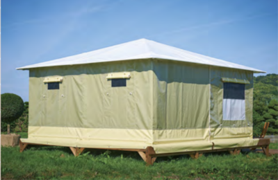 Fully equipped tent - 2 bedrooms