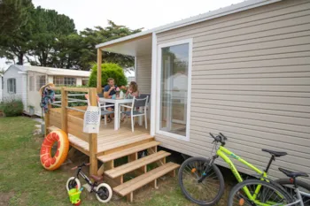 Mietunterkunft - Mobilheim Confort 2 Schlafzimmer - Camping Eden Villages La Pointe Saint Gildas 
