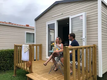 Mietunterkunft - Mobilheim Confort 1 Schlafzimmer - Camping Eden Villages La Pointe Saint Gildas 