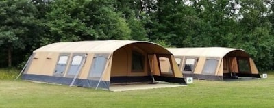 Safaritent 6-persoons op familieveld — 2