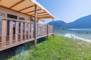 Huuraccommodatie(s) - Stacaravan Classique 2 Slaapkamers Uitzicht Op Het Meer - Camping Bel Air Village Sous le Moulin