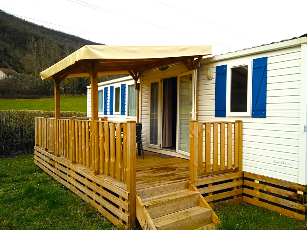 Location - Mobil-Home Confort 3 Chambres - Camping Bel Air Village Sous le Moulin