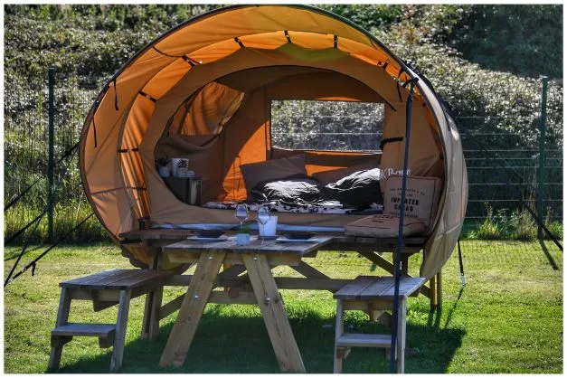 Mietunterkunft - Abenteuerzelt - Camping La Clairière