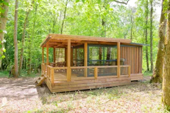 Accommodation - Forest Chalet - 2 Bedrooms - Camping La Clairière