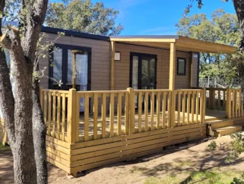Mietunterkunft - Mobilheim Calvi - 2 Schlafzimmer - Camping la'bel balagne