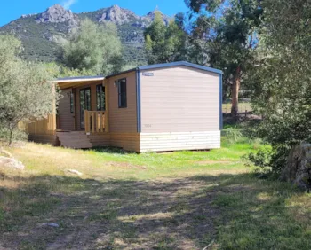 Mietunterkunft - Mobilheim Asco - 3 Schlafzimmer - 2 Badezimmer - Camping la'bel balagne