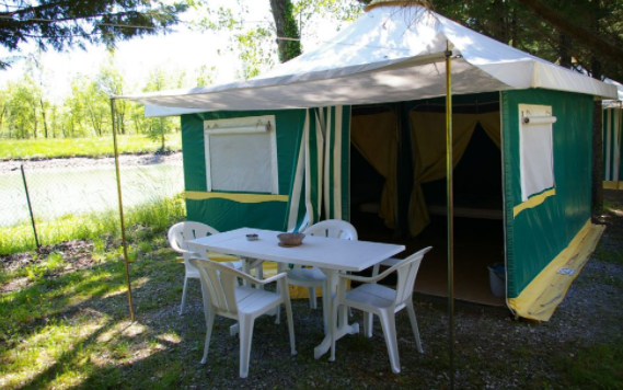Location - Tente Bungalis - 16M² - Camping le Bouloc