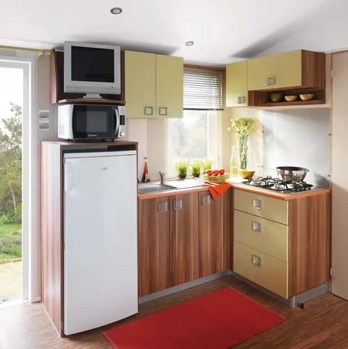 Mietunterkunft - Mobilheim 3 Schlafzimmer - image n°3 - Camping Clair Matin