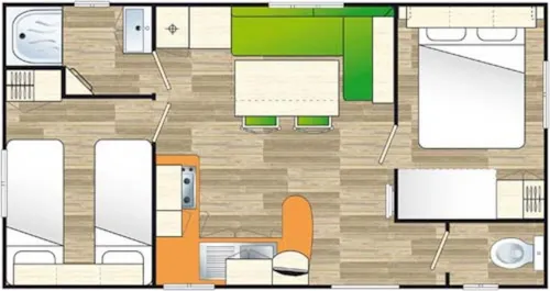 Accommodation - Mobile-Home - image n°5 - Camping Clair Matin
