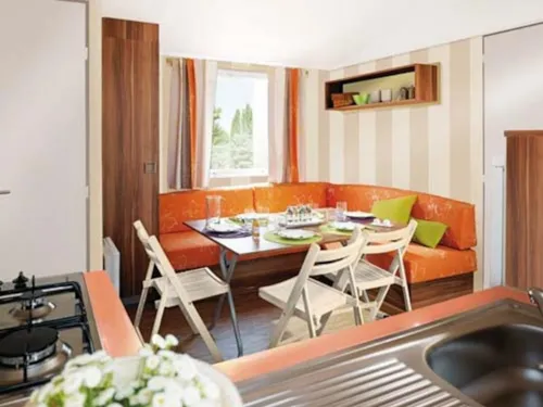 Mietunterkunft - Mobilheim 3 Schlafzimmer - image n°4 - Camping Clair Matin