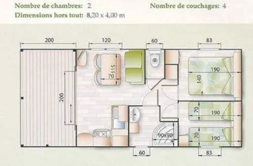 Accommodation - Mobile-Home - image n°9 - Camping Clair Matin
