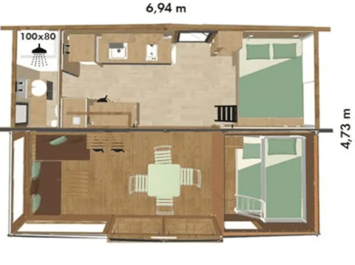 Location - Tiny House - image n°3 - Camping Clair Matin